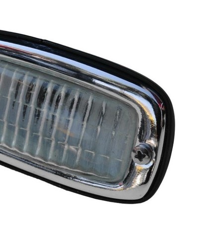 Lanterna Luz Ré Kombi Cromado Lente Cristal Resina Novo - Foto 3