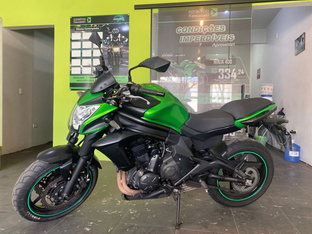 KAWASAKI 650 ER6N 2015 COM APENAS 22.000 KM,PNEUS NOVOS,IMPECÁVEL