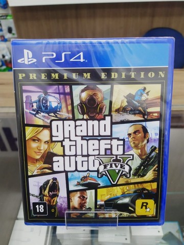 Jogo GTA 'V Premium On-line Edition - Mídia Física - PlayStation