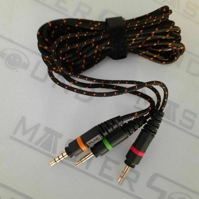 Cabo. 1P3 X 2P2. Revestido com malha. Com 3 metros. Novo.