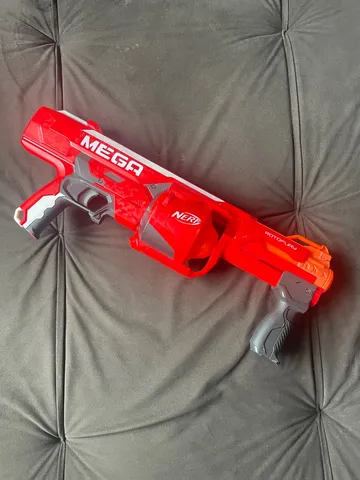 Arma Nerf Mega Vermelha Grande sem Balas, Brinquedo Nerf Usado 49272500