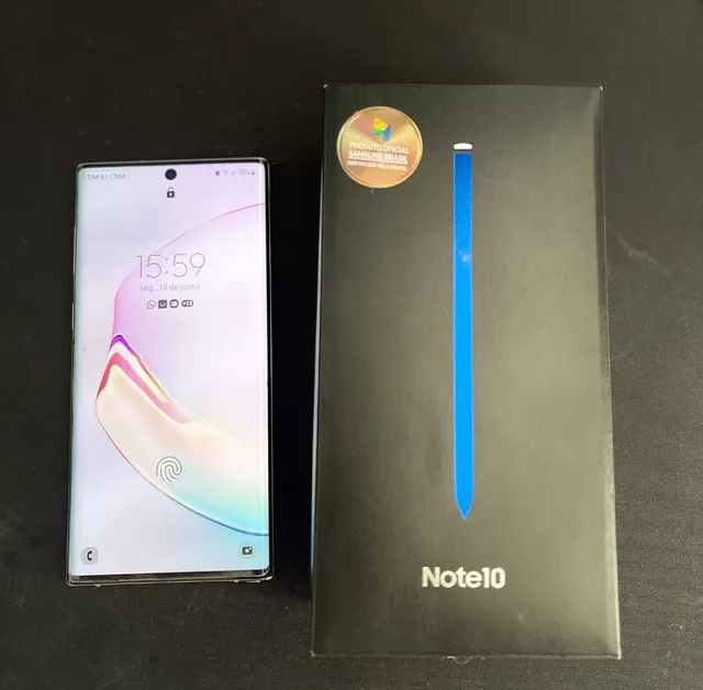 Smartphone Samsung Galaxy Note 10 Usado 256GB Câmera Tripla em