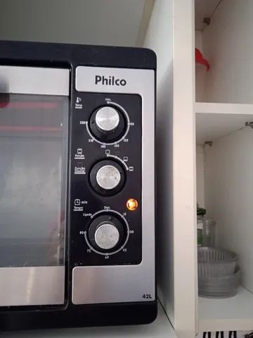 Forno Eletrico Philco PFE17P de 17L com Timer Preto