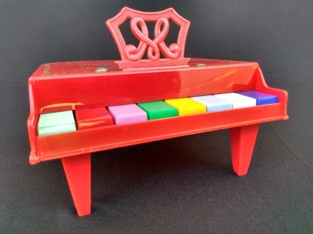 Brinquedo Antigo Mini Piano Raro Da Mattel - Foto 3