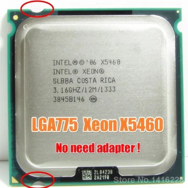 Xeon X5460 Processador Cpu Intel Adaptado Para Lga 775