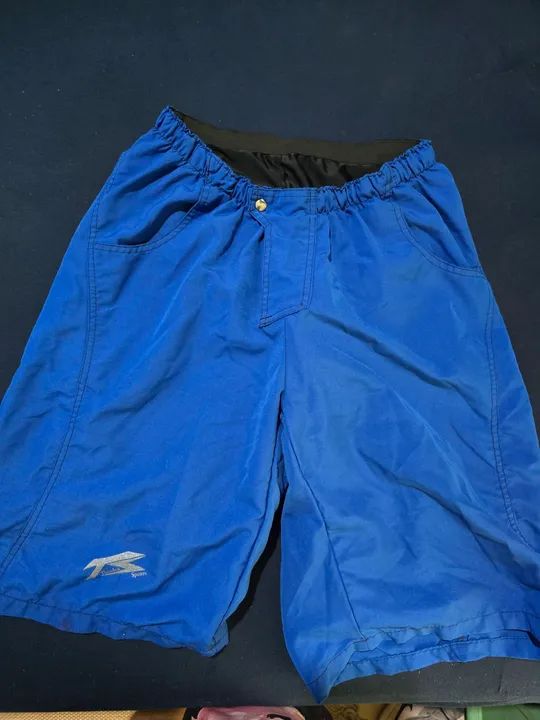 Shorts de ciclismo azul