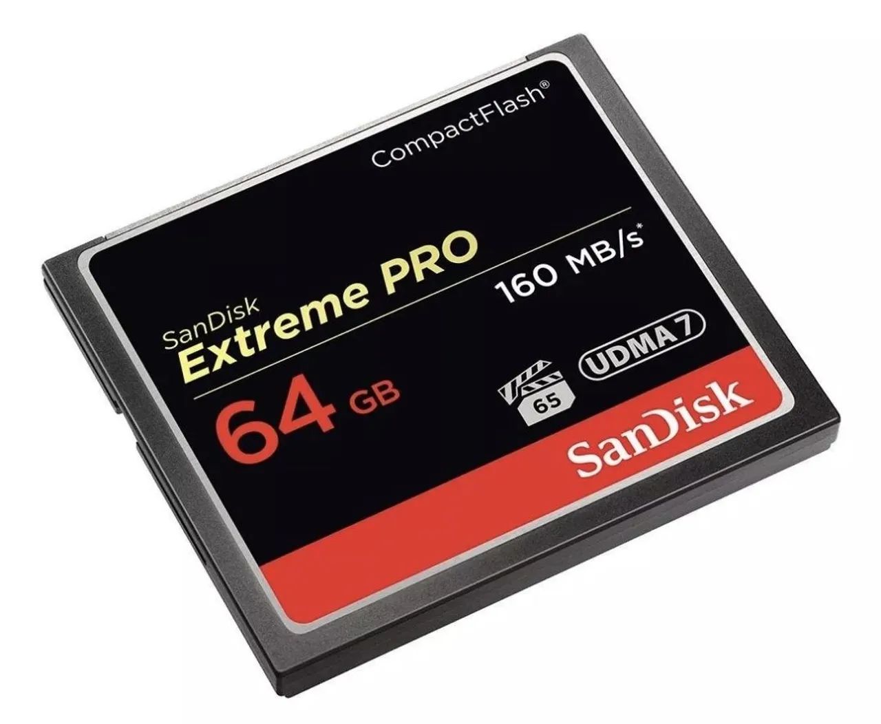 Cartão de memória SanDisk 64GB Extreme Pro CompactFlash Memory Card (160MB/s)