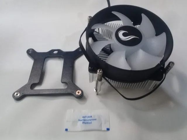 Cooler de processador Rise Mode X4, LED Rainbow, Intel, 90mm. - Foto 4