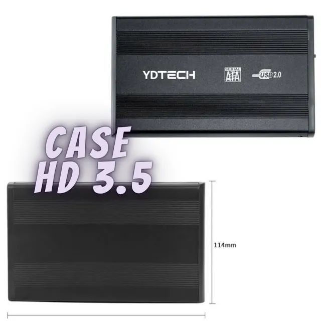 Case HD Externo 3.5 Sata USB 2.0 Gaveta PC Notebook HDD _ EL70 - Foto 3