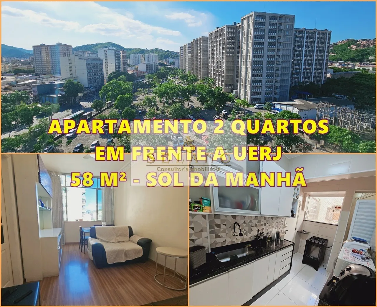 Apartamento à Venda no Maracanã - 2 Quartos - Próximo da Uerj - Rio de Janeiro - RJ