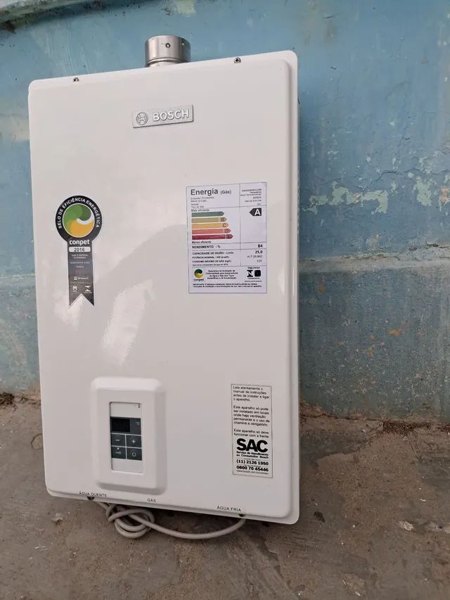 Aquecedor Bosch 25 litros Semi novo Instala es El tricas e