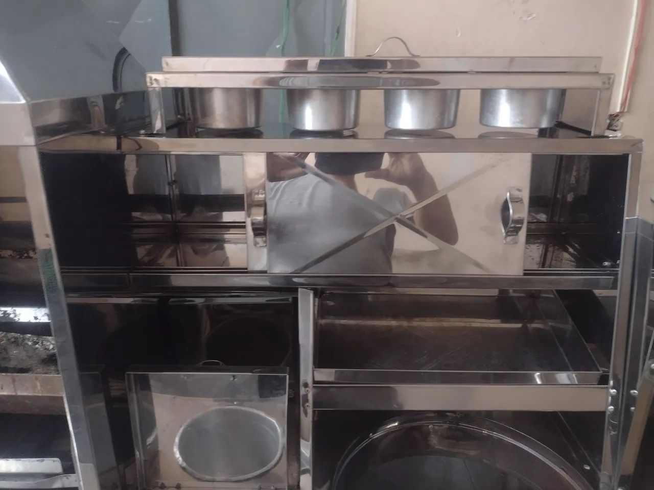 Carrinho espetinho 5 em 1 lanches, salgados, cachorro quente batata frita  - Foto 2