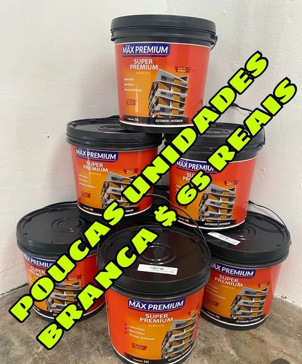 TINTA LÁTEX FOSCA ANTI MOFO SEM CHEIRO  - Foto 2