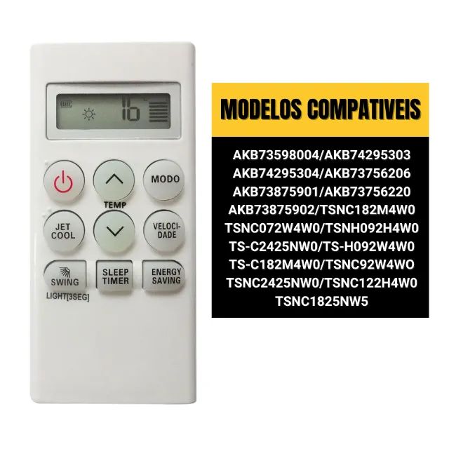 Controle  Ar Condicionado LG Smile Akb * - Nova - Foto 2