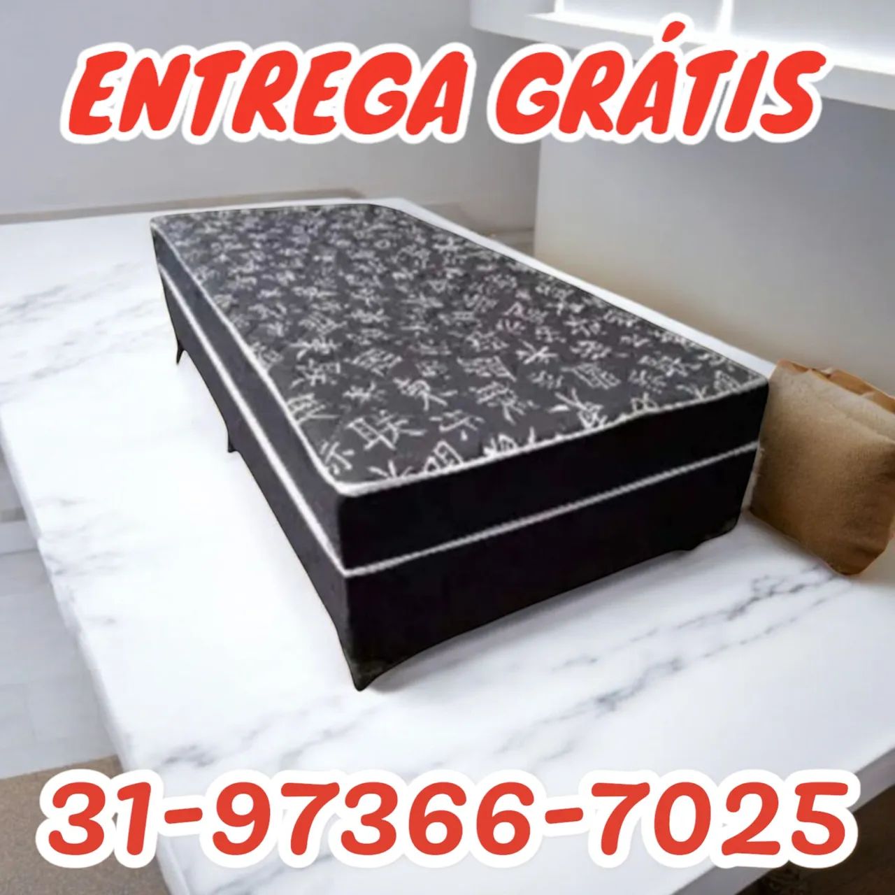 CAMA BOX SOLTEIRO D33 / IMPERDÍVEL / DIRETO DA FÁBRICA 