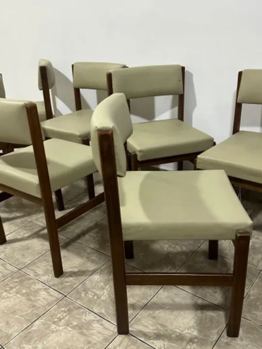 Jogo 7 cadeiras Design Tião Sérgio Rodrigues  - Foto 5