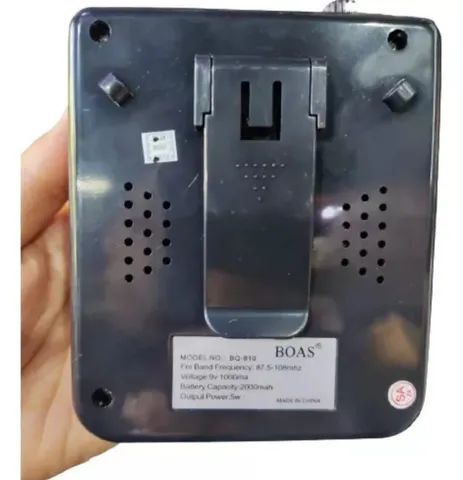 Megafone de Professor Palestrante 9v Boas completo rádio USB  - Foto 3