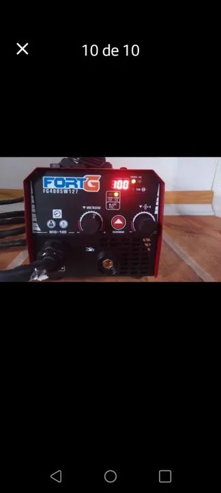 Inversora de solda MiG sem gás, entrego  - Foto 4