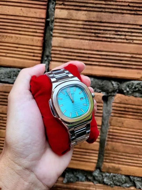 Relógio de luxo de aço inoxidável aceitamos cartão e pix  - Foto 4