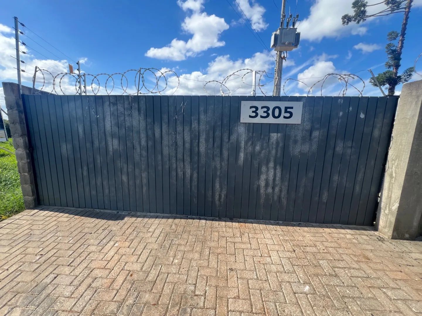 Portão de correr 2,00 x 5,50