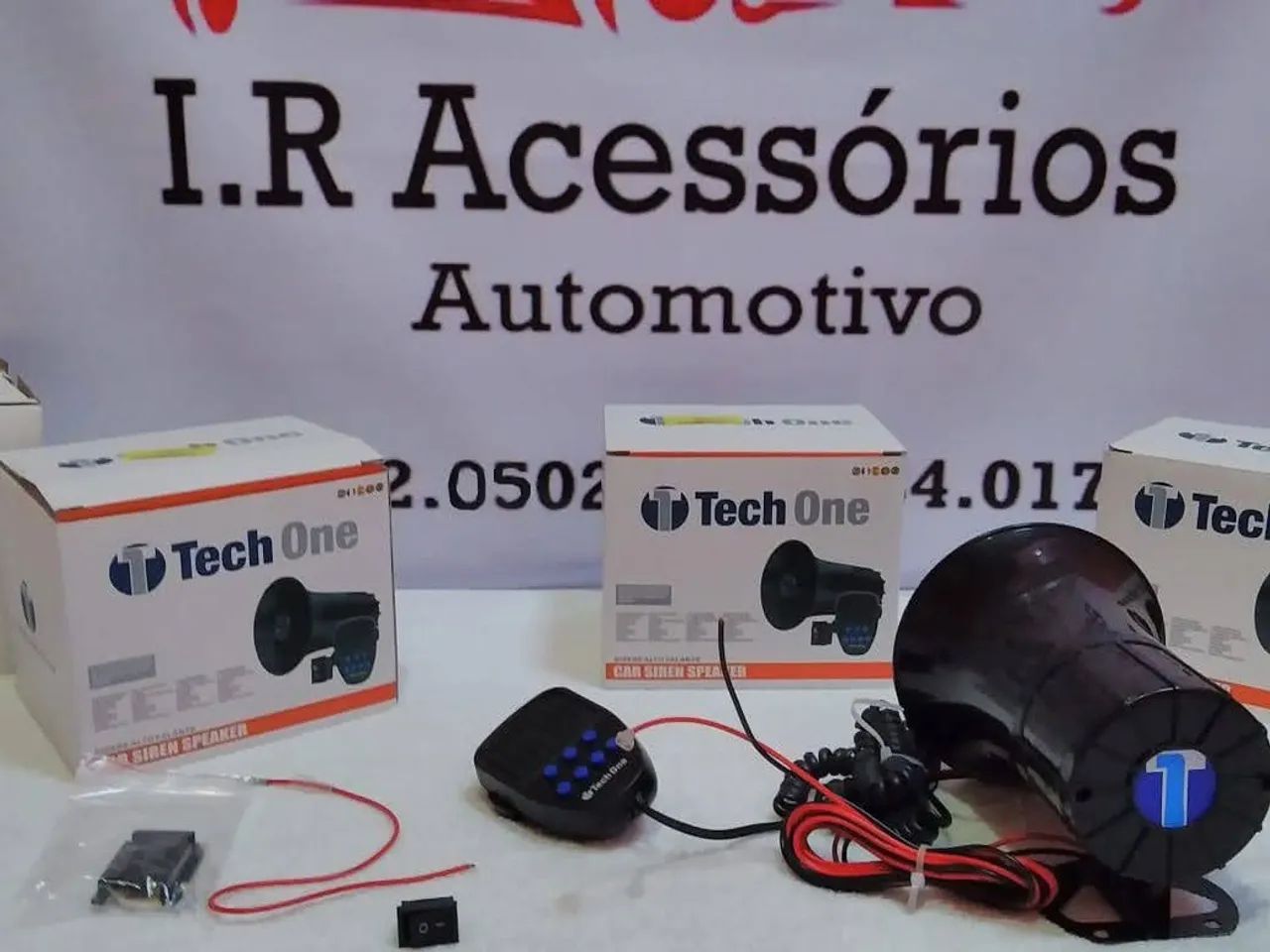 Sirene de Som Portátil Tech One com 7 tons aceito cartão! - Foto 2