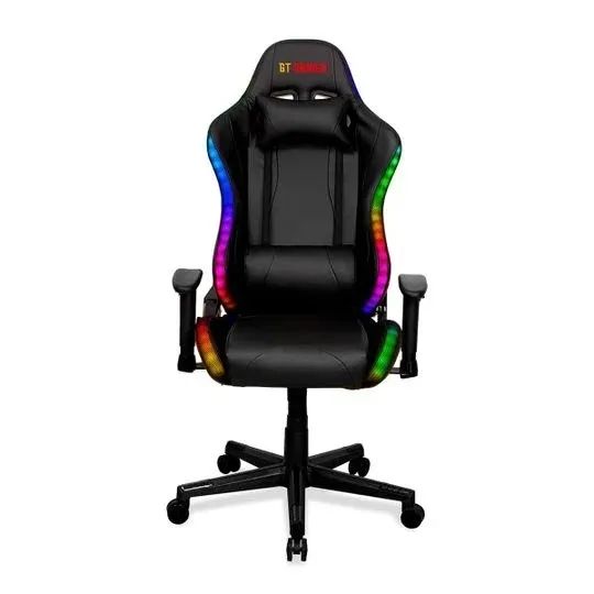 Cadeira Gamer Reclinável GT Space com LED RGB | GT Gamer - WZetta - Foto 2