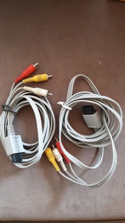 Nintendo Wii cabo AV original