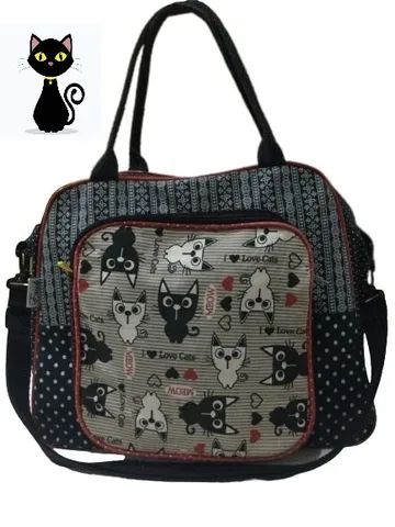 Bolsa Grande Da Enok Modelo Gatinhos