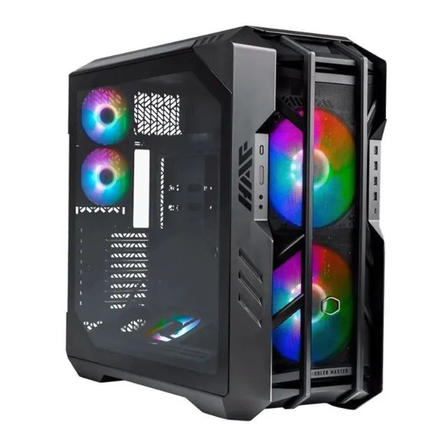 Novo Gabinete Gamer Haf Preto Cooler Master Full Tower Lateral