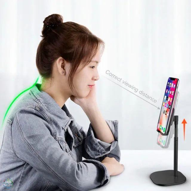 Suporte com altura regulável para celular e tablet - Foto 4