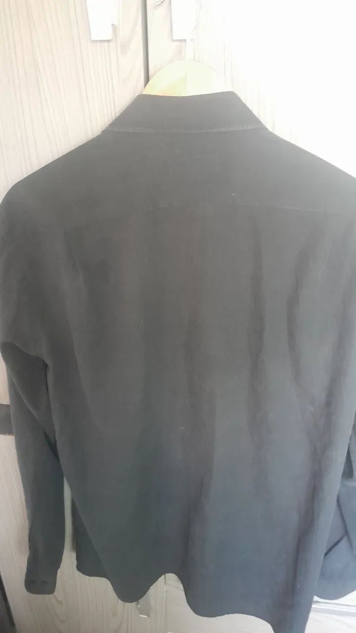 Camisa social preta  - Foto 4