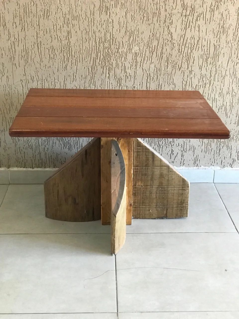 Mesa de rústica em madeira - Foto 3