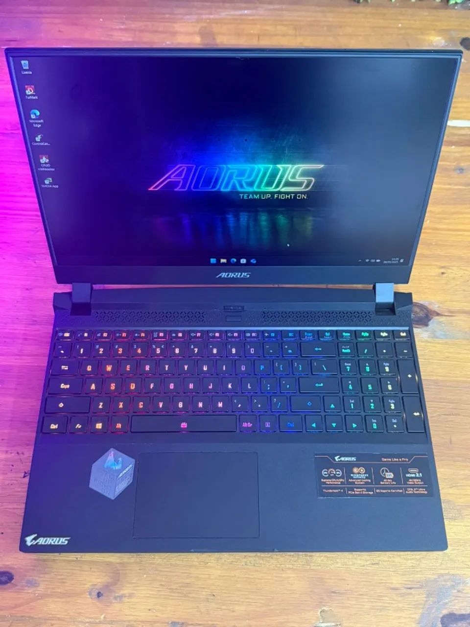 Notebook Aorus i7 3080 - Foto 2