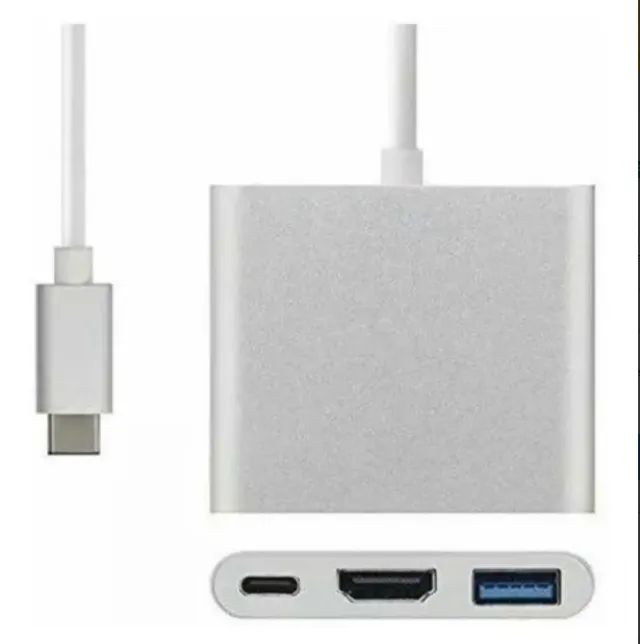 Cabo Adap Usb 3.1 Tipo C Thunderbolt 3.0 X Hdmi Usb 3 Tipo C - Foto 2