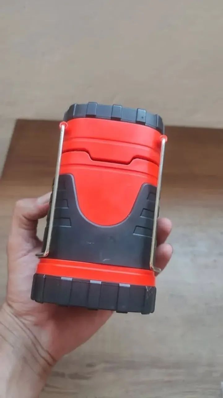 Lampião De Led Para Camping Retrátil Á Pilha Brasfort - Foto 2