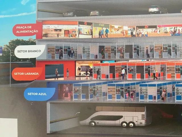 Box 2.17m² no ESTAÇÃO FASHION setor laranja Centro - Foto 2