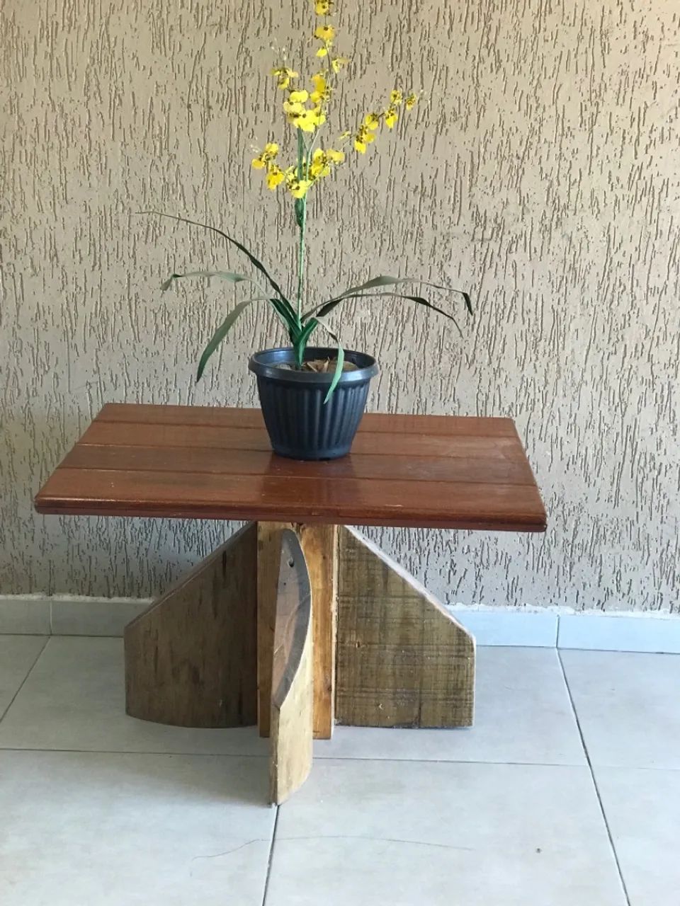 Mesa de r ústica em madeira - Foto 2