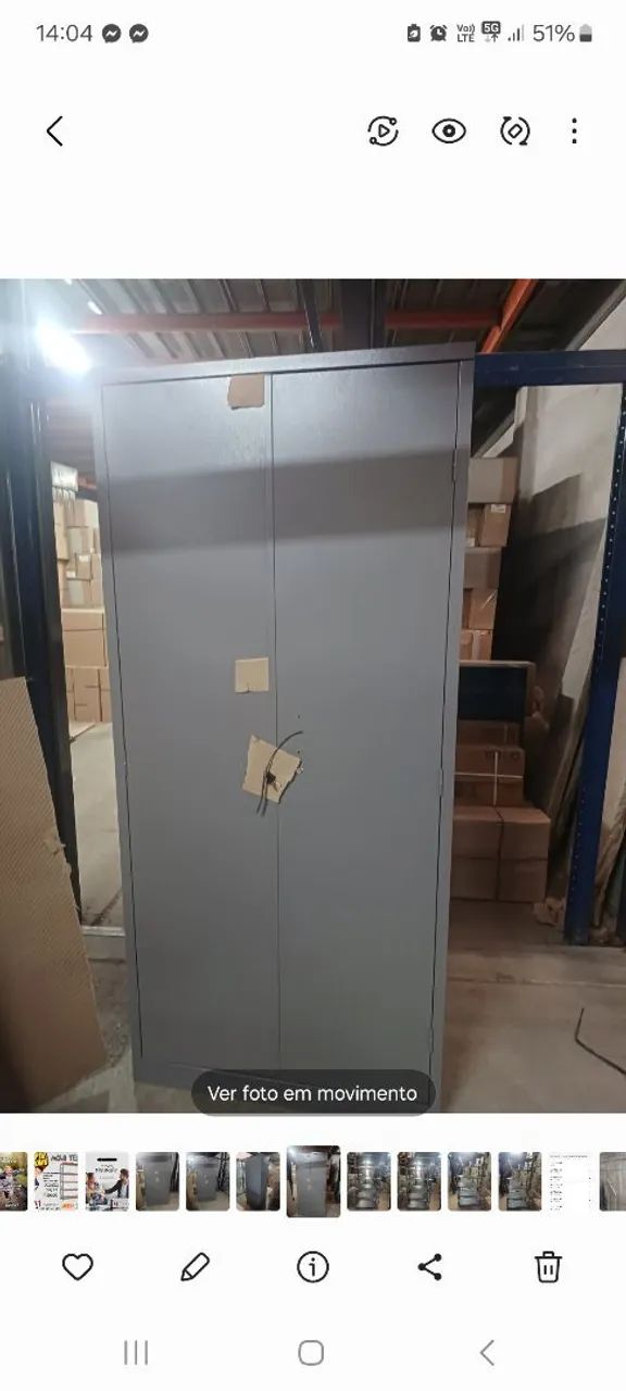 Armários de aço PA 1,50 cm PA 1,70 cm PA 0,90  cm.( só novos )Leia Bem a Descrição  - Foto 5