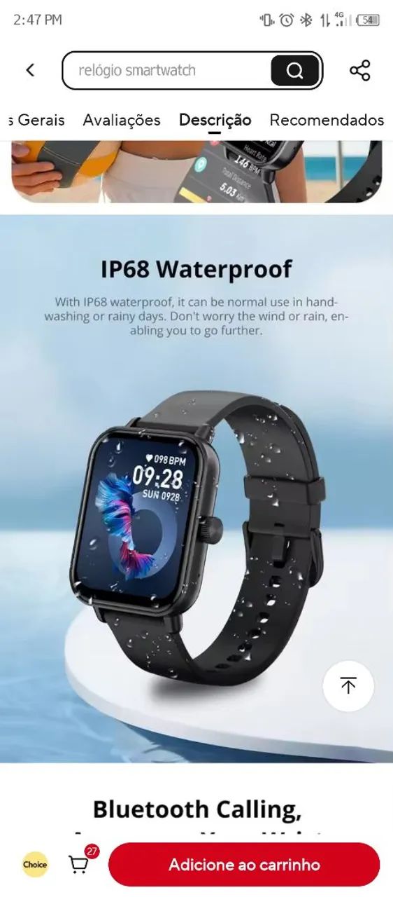 Smartwatch Colmi P81c (Novo)  - Foto 4