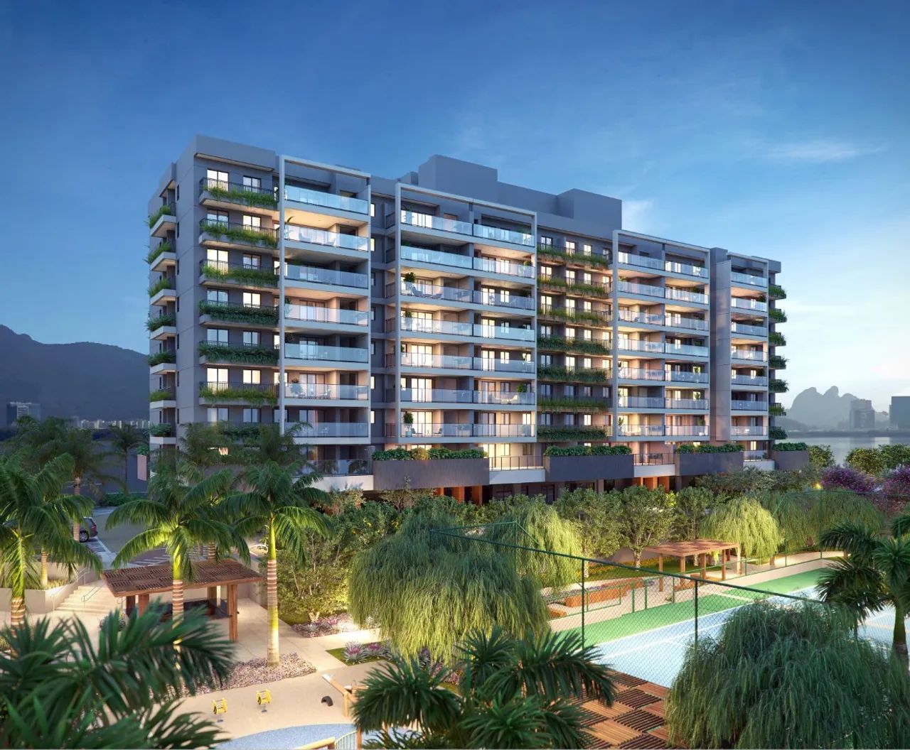 Condominio Invert 150m com 4 quartos, 2 s 2v, ônibus, BRT Metrô Alphaville Barra da tijuca - Foto 3