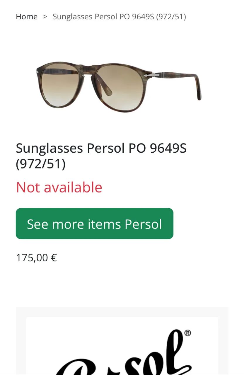 Óculos Italiano Persol po9649s - Cor havanna e lentes de cristal marrom degradê - Foto 5