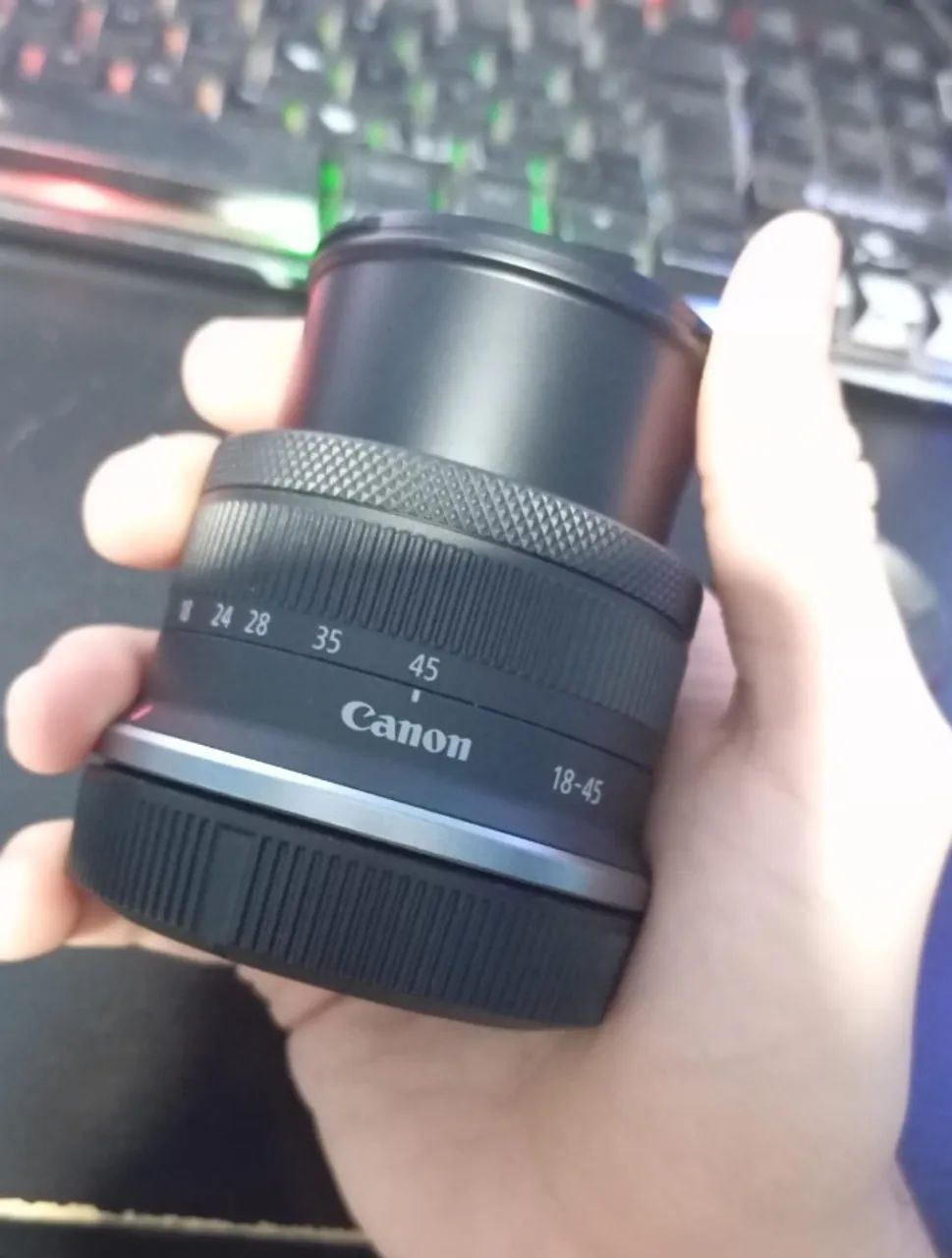 Lente canon RF 18-45 f4.5-6