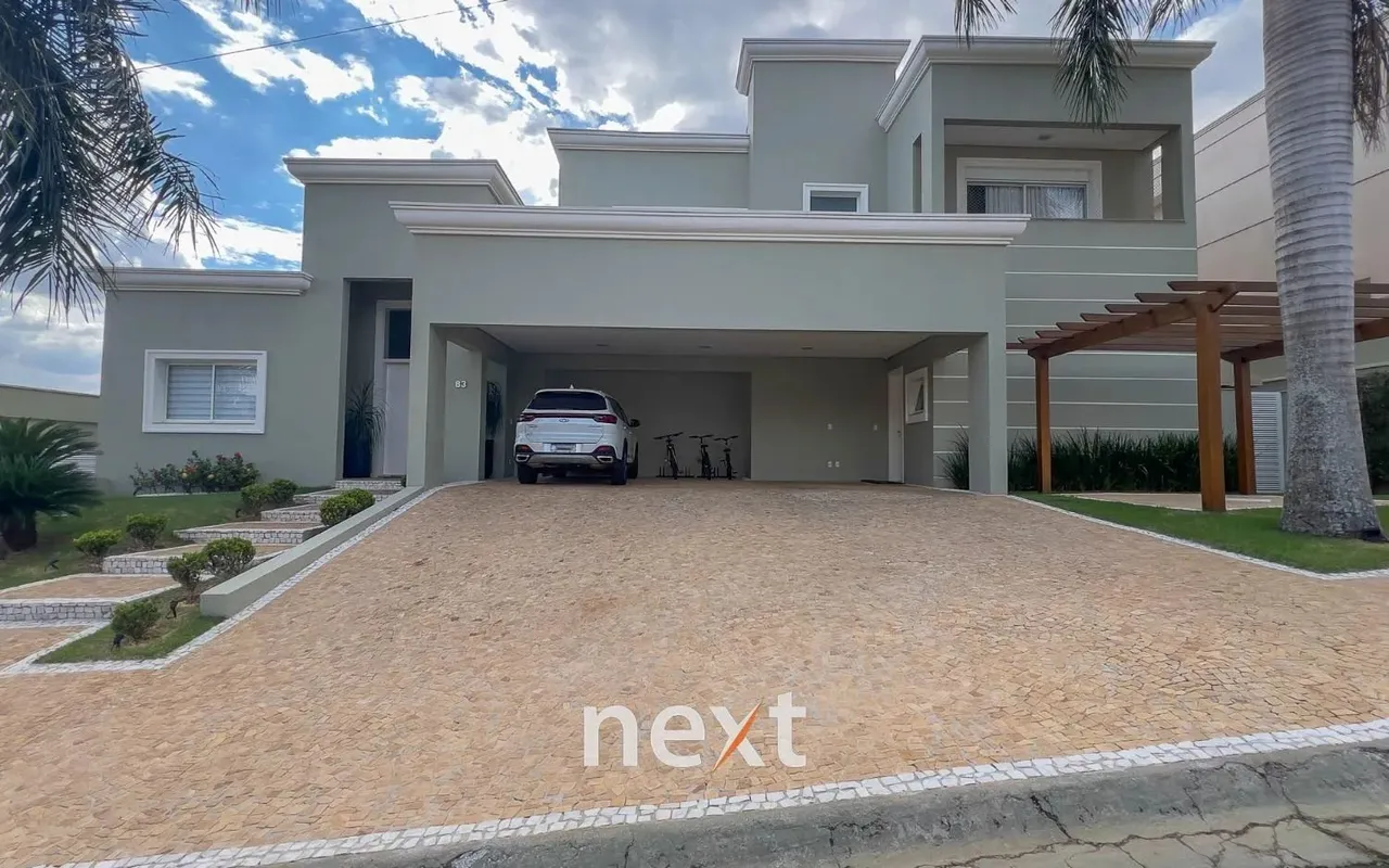 Paulínia, condomínio fechado casa a venda com 4 suites completa