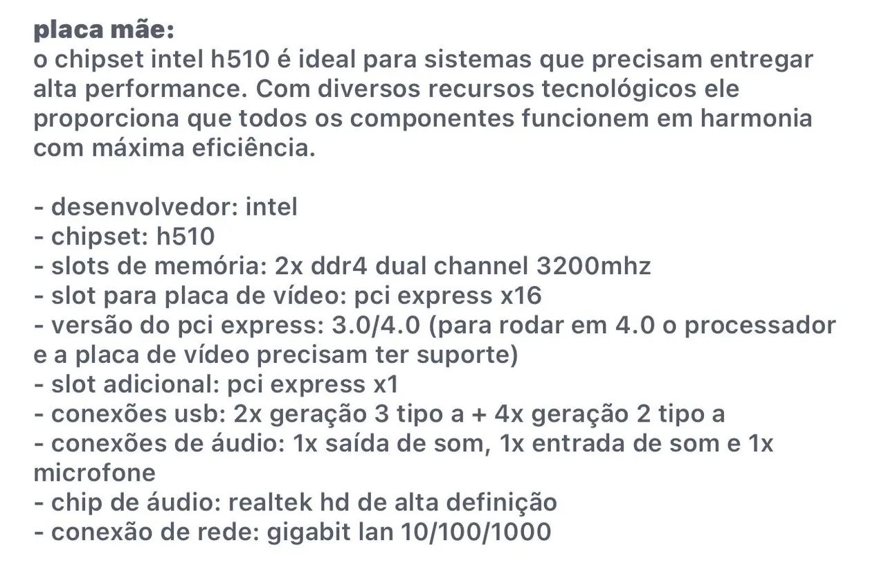 *OPORTUNIDADE* PEÇAS PARA PC GAMER  *NOVO*  - Foto 3