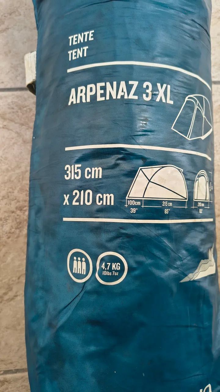 Barraca de camping quechua