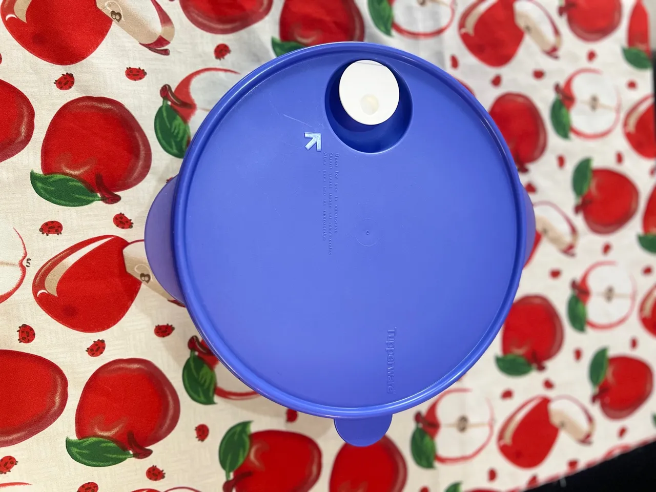 TUPPERWARE cristalwave 3L linha microondas cor azul