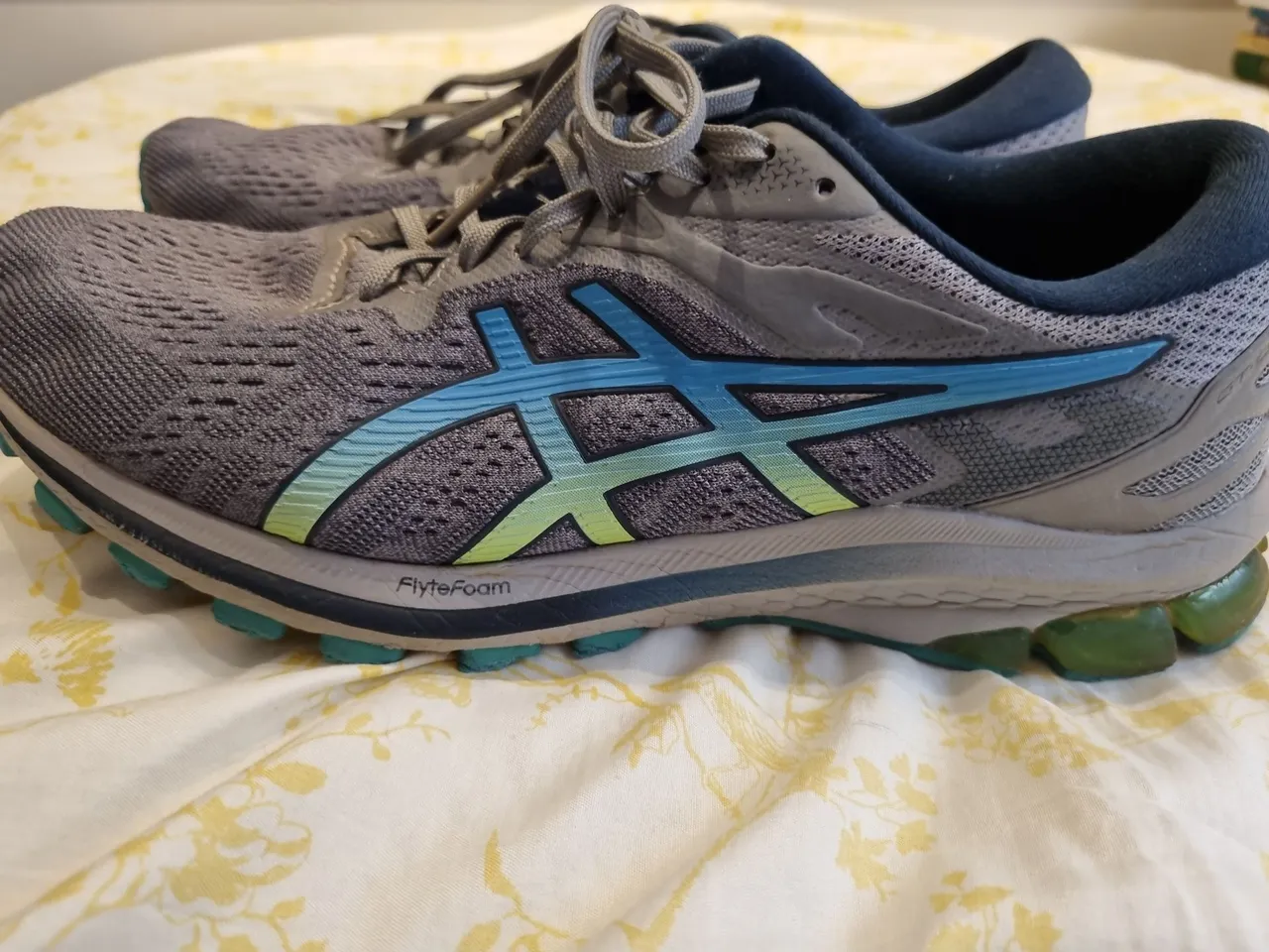 Tênis Asics Gel-gt 1000- Cinza com Azul