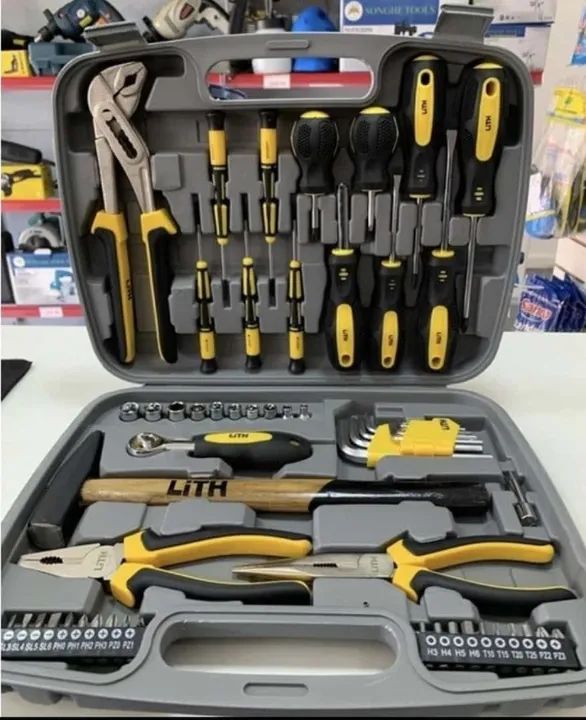 Jogo Ferramentas Manuais 57 Peças + Maleta