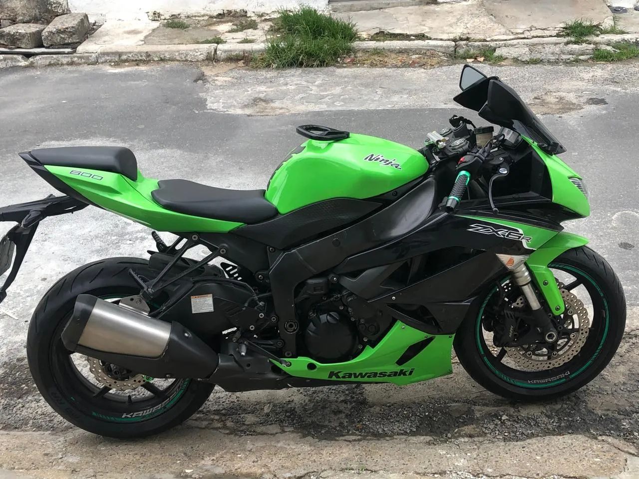 かん Escapamento SPARK para ZX6r 09 / 21 - 636 - Full Sistem Titanium c