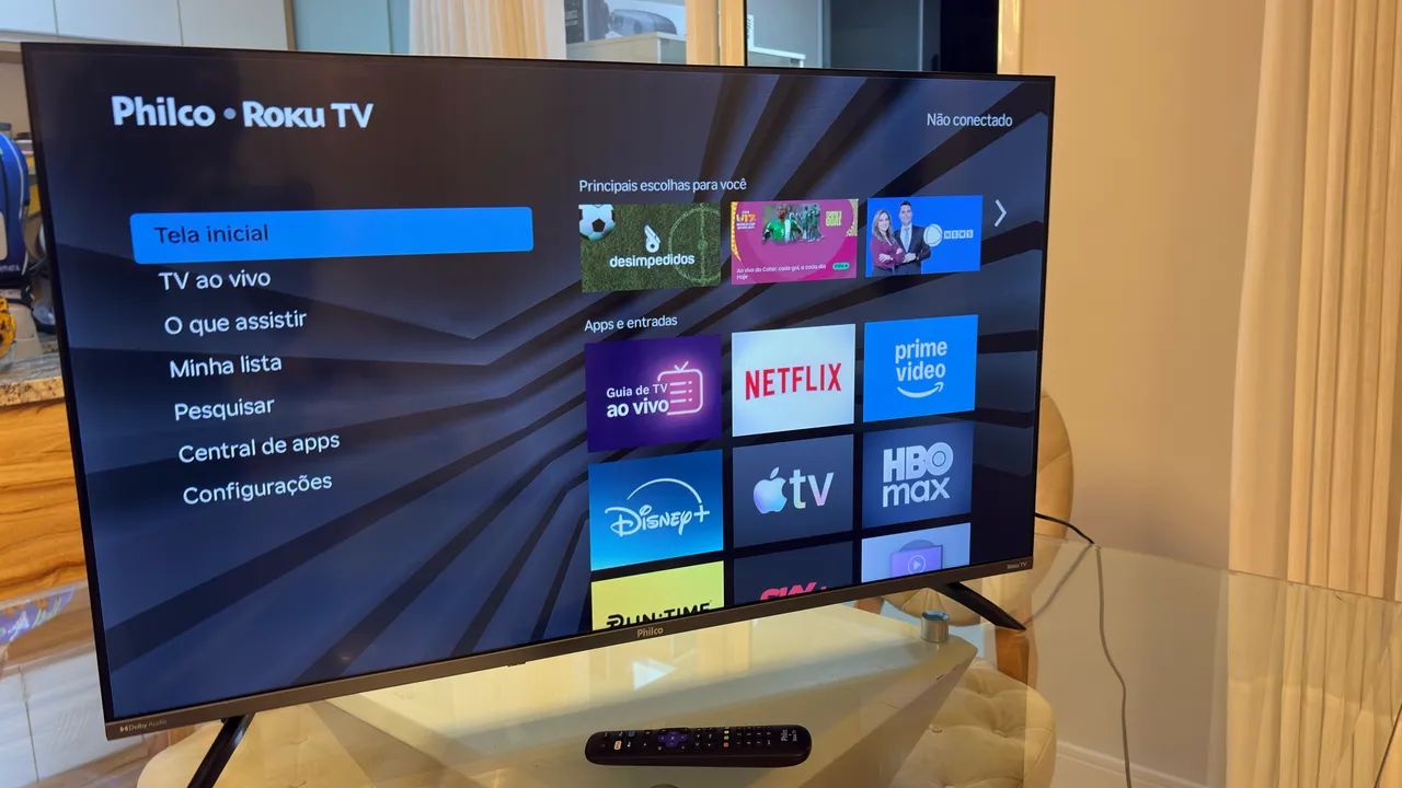 Tv Philco  Roku 43 polegadas  - Foto 4
